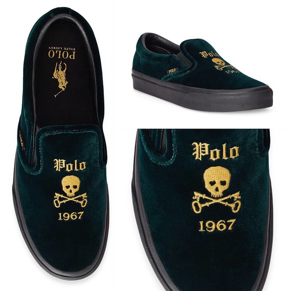Polo Ralph Lauren Other - NWOT Polo Ralph Lauren Keaton Slip On Velvet Flats, 0521